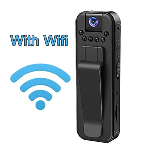 ZU-Mini caméra portable, petit enregistreur vidéo numérique, caméra à batterie, vision nocturne infrarouge, WiFi